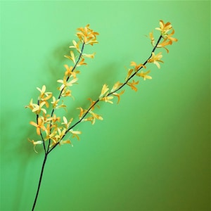 Forsythia - Papierblume - Vorlagen - Video Tutorial - Sofort Download - SVG - Silhouette - S&C - Frühlingsblume - Staffelei - Home Decor
