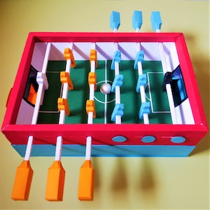 Tafelvoetbal Gift Box - Sjablonen - Instant Dowload - DIY - Video Tutorial - SVG - Cricut - Silhouet - Brother - Scan & Cut - Cadeau's