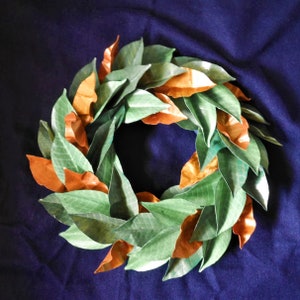 Magnolia Leaf - Szablony wieńców 3D - DIY - Szablony - Natychmiastowe pobieranie - SVG - Cricut - Scan&Cut - Sylwetka - Dekoracje świąteczne