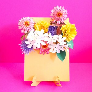 Elea フラワー カード バンドル - テンプレート - 紙の花 - 即時ダウンロード - ビデオ チュートリアル - Cricut - スキャン&カット - シルエット - お祝い