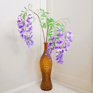 Wisteria - Kwiaty papierowe - Szablony - Natychmiastowe pobieranie - Samouczek wideo - SVG - Sylwetka - SVG - Sylwetka - Cricut - S&C - Rękodzieło papierowe