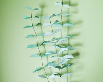 Eucalyptus True Blue - Feuillage - Modèles - Tutoriel vidéo - Téléchargement instantané - SVG - Silhouette - Scan&Cut - Bouquet - DIY - Bouquet