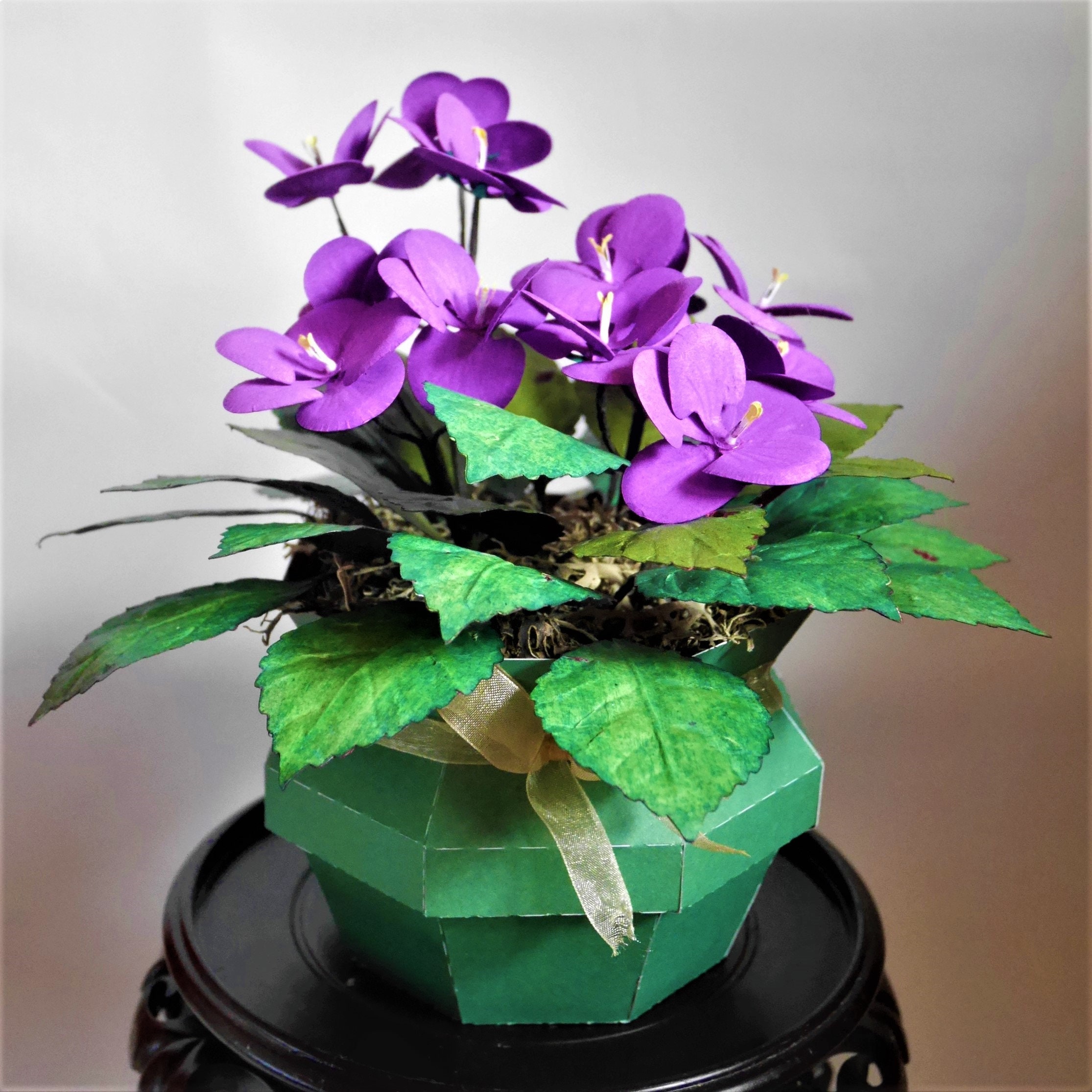 African Violets Paper Flower Templates Instant Download - Etsy