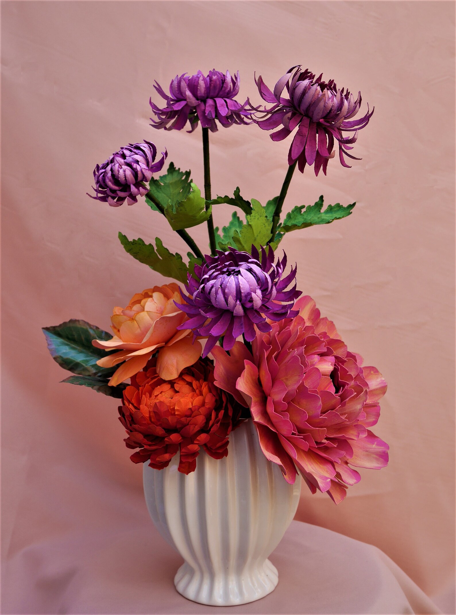 Lili Gallon Chrysanthemum Paper Flower Templates Video Etsy Canada