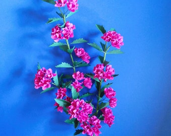 Multi-colored Paper Flower Bouquet / Ramo Buchon 