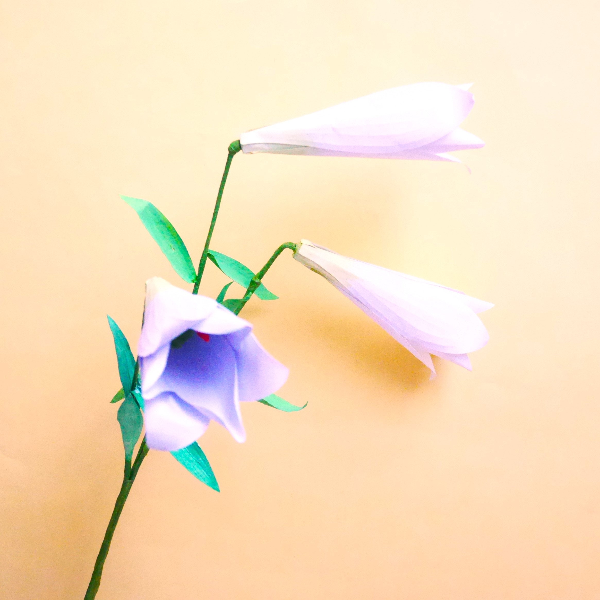 Osterlilie Papierblumen Vorlage: DIY Wohndekoration (Instant Download)