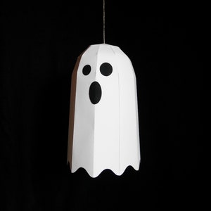 3D Ghost - Szablony - Natychmiastowe pobieranie - Samouczek wideo - SVG - Cricut - Sylwetka - S&C - Halloween - Dekoracje na Halloween - Rękodzieło papierowe