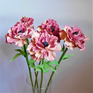 Japanese Ranunculus - Paper Flower - Templates - Instant Download - Personal Use - Video Tutorial - SVG - Silhouette - Scan&Cut - DIY