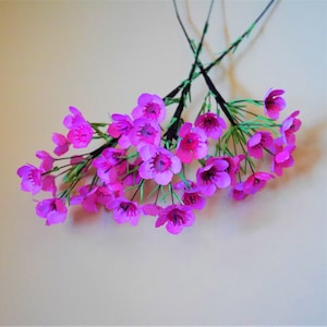 Fiore di cera - Fiore di carta - Modelli - Download istantaneo - Video Tutorial - SVG - Silhouette - Scan&Cut - Fai da te - Fiore 3D - Bouquet