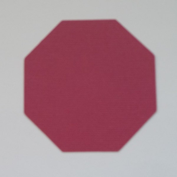 Octagon die cut; Die cut octagon; 3 inch octagon; die cuts; cut outs; set of 30 octagon; die cut shapes; embellishments; paper shapes