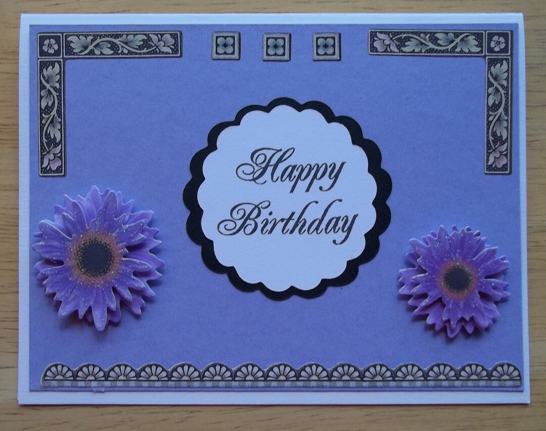 Birthday Card Making Kit, DIY Card Kit, Set of 6 Cards Includes