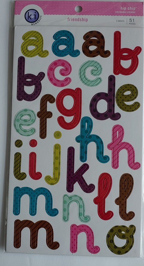 Scrapbooking Chipboard Alphabets Paper, Party & Kids Paper