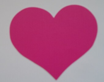 Heart die cuts; 30 pieces set; die cut shapes; hearts; 3 inch hearts; embellishments; paper shapes; die cuts; shapes; red, pink