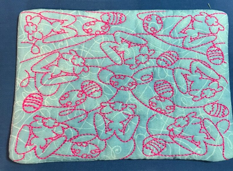 Set 36 machine embroidery 6x8 Mug Rugs monthly 12 designs Etsy