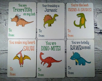 Dinosaur Valentines Digital Download