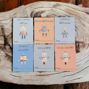 Kids Classroom Valentines cards, Click here to get your robots class valentines today!