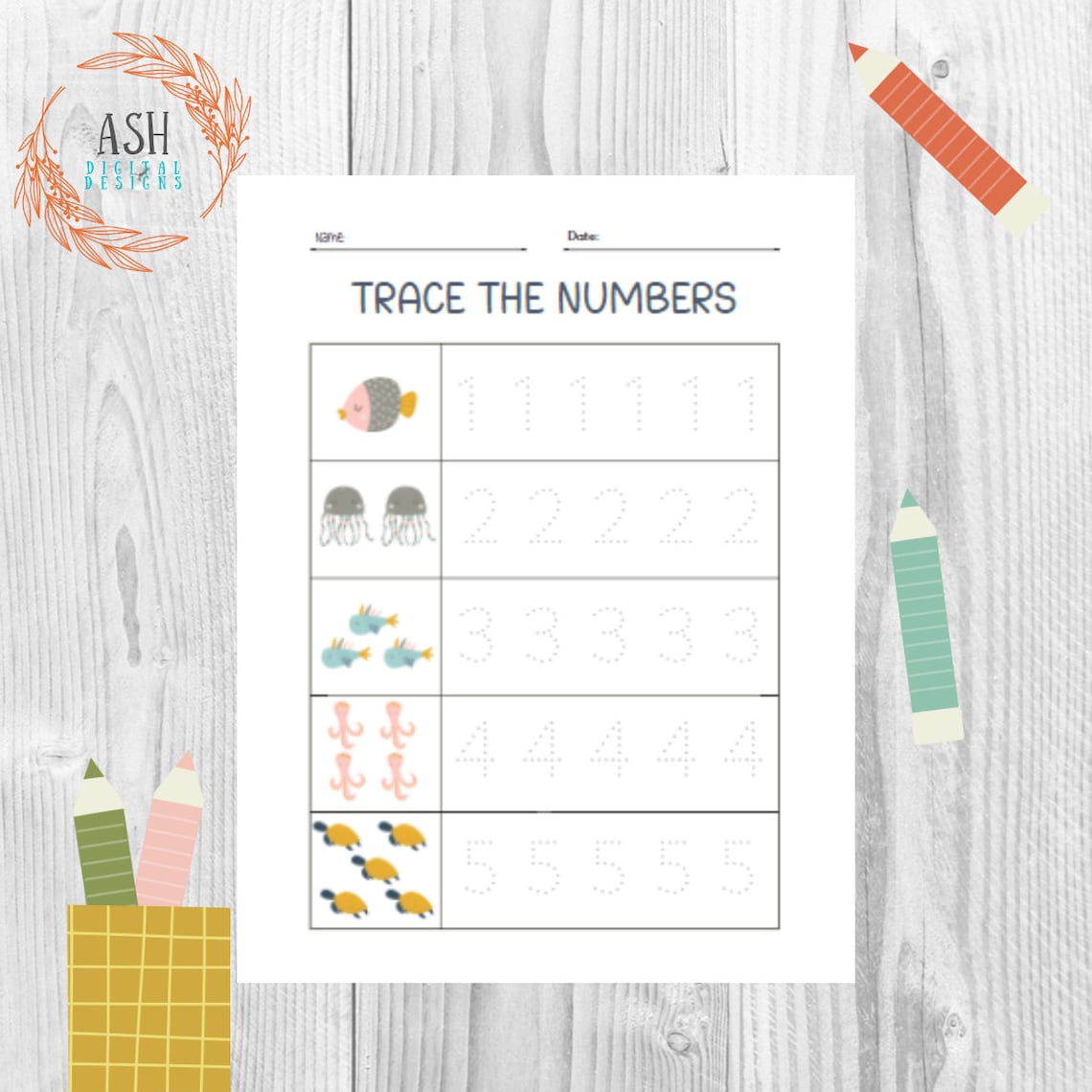Printable Kids Activity Sheets Kindergarten Math Sheets | Etsy