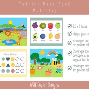 Toddler Busy Book, Get your FULLY ASSEMBELED Toddler Quiet book now!
