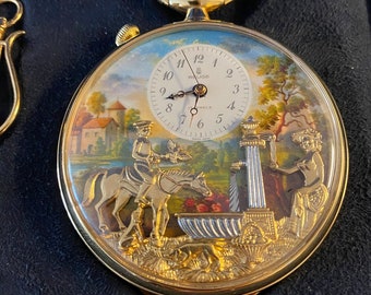Pristine Reuge Cased Pocket Watch