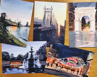 Conjunto de postales