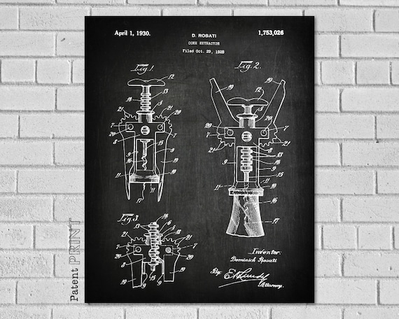 Wine Decor, Wine Wall Art, Wine Cork Art, Wine Bottle Art, Wine Sign, Wine Lover Gift, Wine Print, Wine Poster, Wine Patent, HW026
