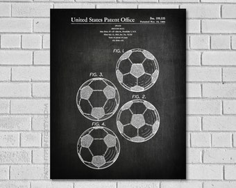 Soccer Wall Art - Soccer Wall Decor - Soccer Poster - Soccer Print - Soccer Gifts - Soccer Decor - Soccer Art - Soccer Ball - SS535