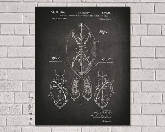 Football Kicker, Football Player Gift, Football Coach Gift, Field Goal Kicker, Football Patent, Football Print, Football Poster,Kicker,SF851