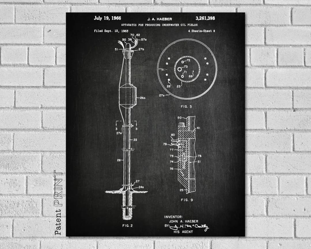 Oil Rig Gifts, Oil Rig Decor, Oil Field Decor, Oil Rig Art, Oil Rig Print, Oil Rig Blueprint