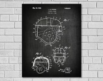 Vintage Football Helmet 1928 Patent Print - Football Gifts - Football Patent - Helmet Art -Sports - Football Helmet - Vintage Football SF914