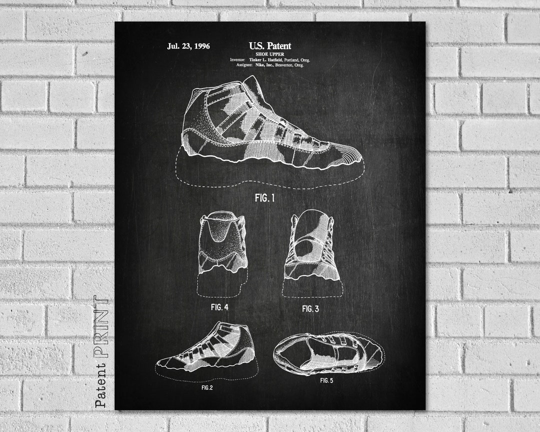 Basketball Shoe Print Air Jordan 11 Shoe Art Basketball Shoes Jordan