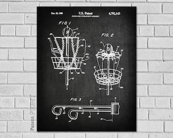 Frisbee Golf, Disc Golf Gift, Frisbee Golf Gift, Disc Golf Poster, Frisbee Disc, Frisbee Print, Frisbee Decor, Frisbee, Frisbee Patent,SF143
