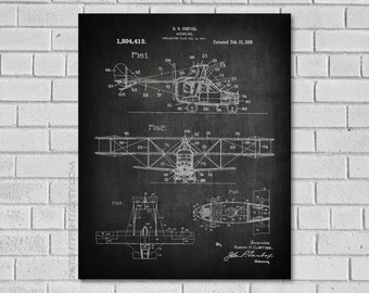 Airplane Decor - Aircraft Decor - Plane Decor - Airplane Art - Airplane Print - Airplane Blueprint - Aviation Decor - Airplane Art VA413