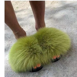 big fluffy slippers