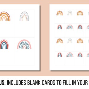 84 Printable Kids Affirmation Cards Growth Mindset | Boho Rainbow ...