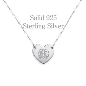 Custom monogram Necklace, personalized necklace, initial necklace, monogram necklace gold, monogram necklace silver, custom name necklace