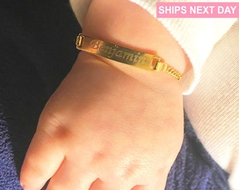 Baby Name Bracelet, Personalized, Child ID Bracelet, Custom Name Bracelet, Baby Boy Bracelet, Baby Girl Bracelet