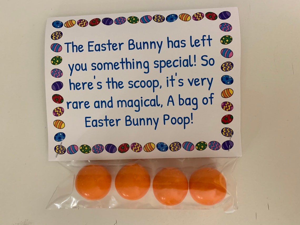 Easter Bunny Poop Etsy