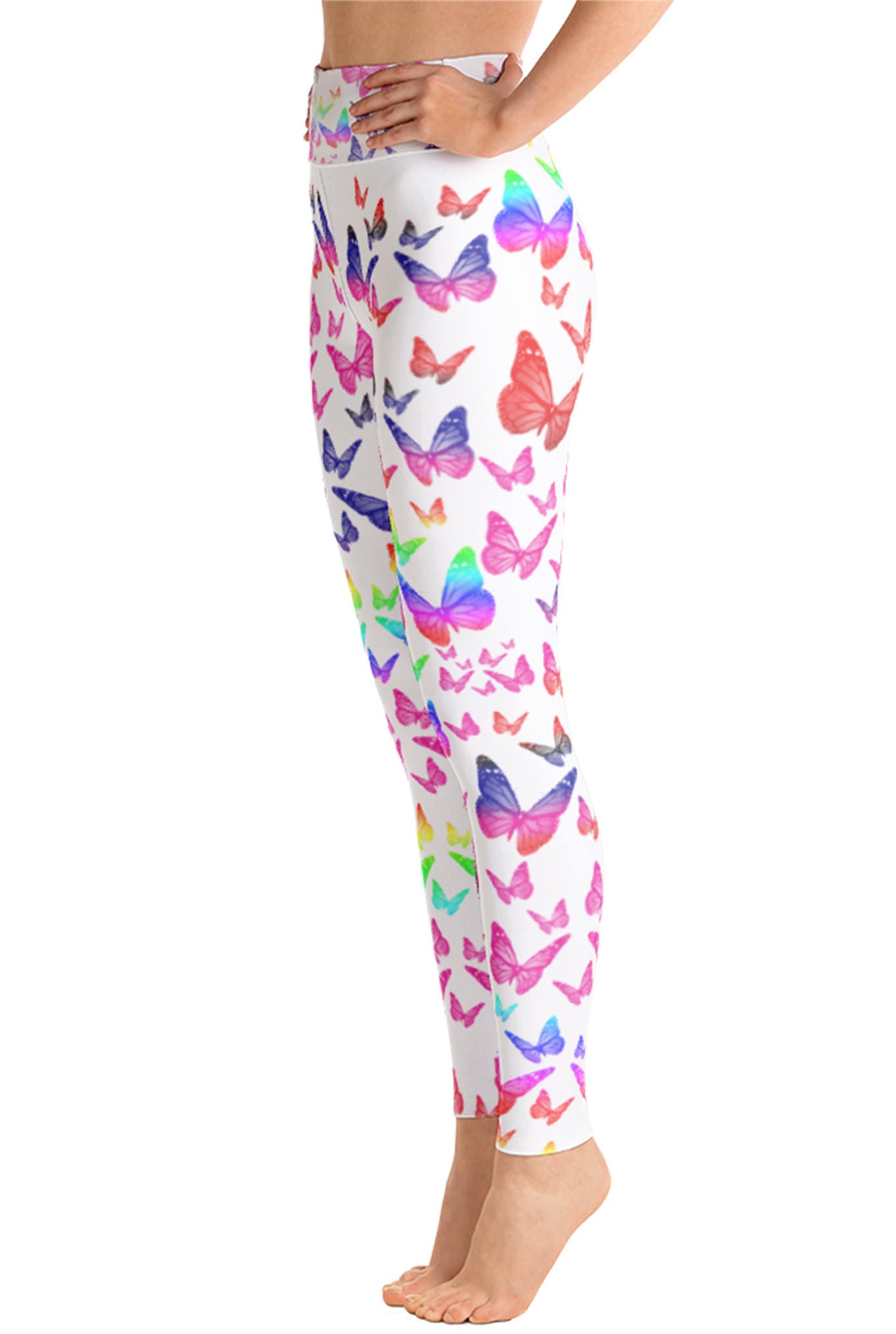Butterfly Leggings Rainbow Butterfly Costume Yoga Leggings Etsy