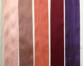 LAVENDER 4" WIDE GERMAN RAYON MOIRE' RIBBON LAVENDER 4" WIDE GERMAN RAYON MOIRE' RIBBON