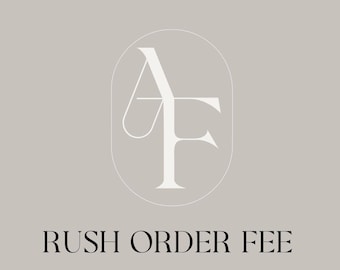Rush Order Production Fee - ADD ON ONLY