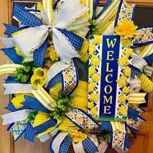 Everyday Handmade Front Door Wreath, Trendy Spring Wreath for Front Door  Everyday Wreath, Home Decor, Gift