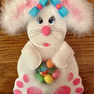 Wreaths-Bunny Wreath Attachment, Wreath for Front Door, Easter Decor