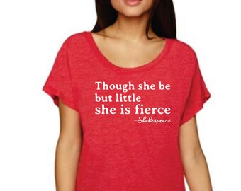 FIERCE - super soft and sexy flowy heathered tee
