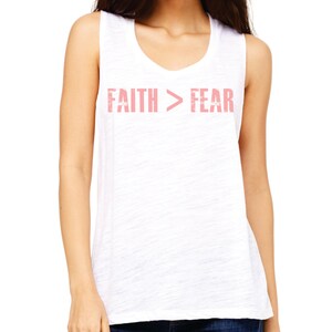 Faith Fear inspiration in a muscle tee : image 2