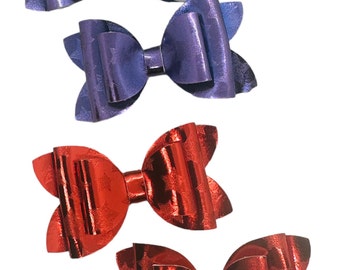 Fourth of July Pigtail Bow Set for Girls