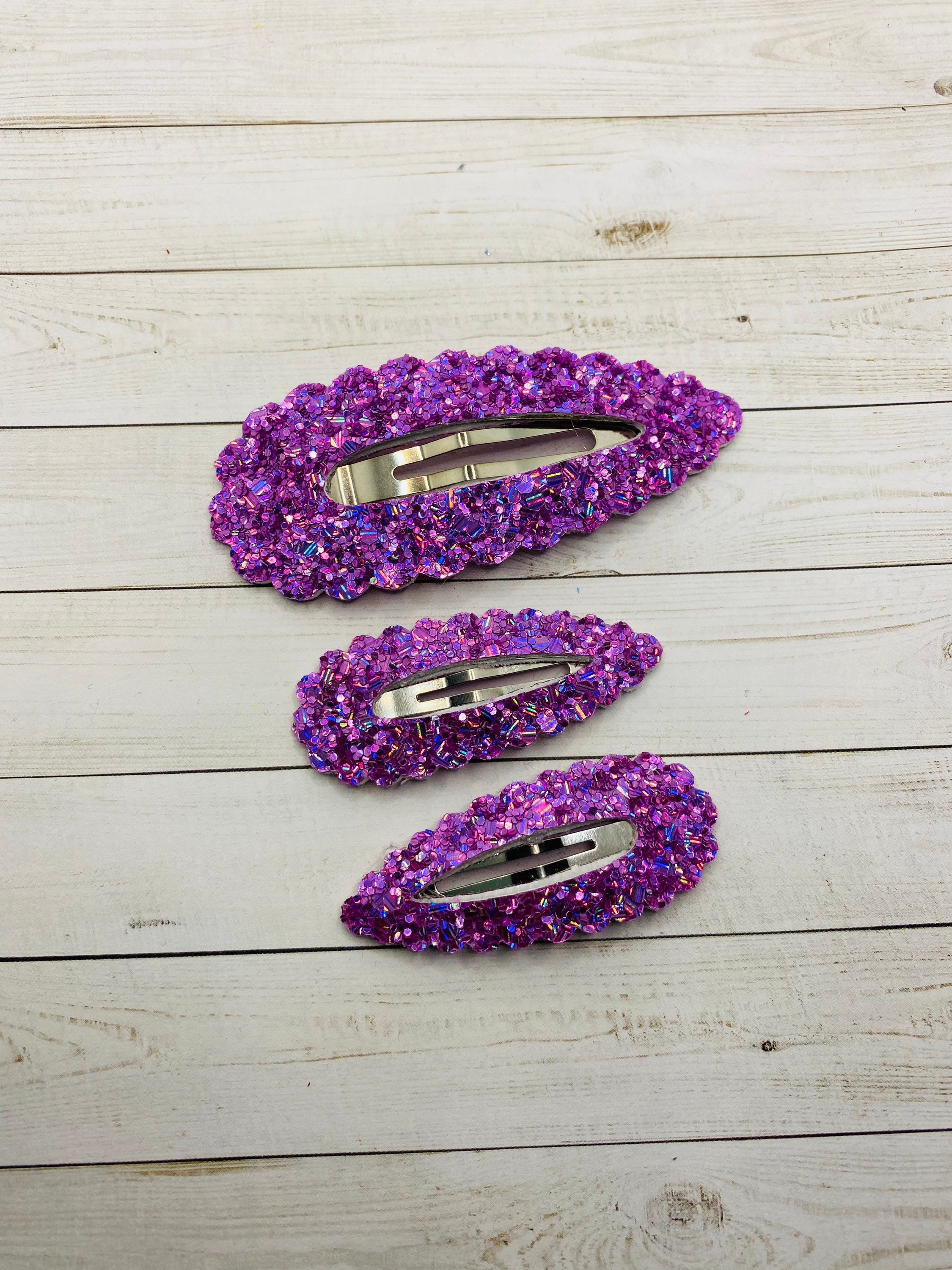 Large Fall Snap Clips Snap Clips for Women Oversized Glitter Etsy