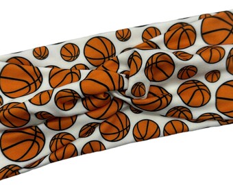 Basketball Headband for Girls, Birthday Gift for Sports Fan, No Slip Headband for Women, Yoga Headband for Tween, Sports Headband for Mom