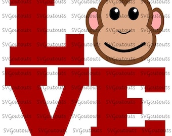 Love Monkey S Svg Etsy