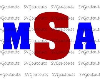 Aardvark Block Font Monogram Alphabet Design, SVG, Eps, Dxf Formats, Cutting Machines, Silhouette, Cricut, Scan N Cut, INSTANT DOWNLOAD