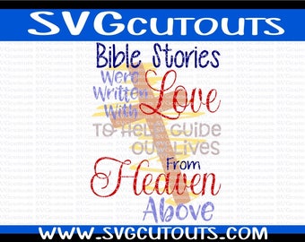 Bible Stories Were Written Reading Saying, Book Saying, Book Pillow Saying, Subway Art Svg, Dxf, Eps, Png Cutting Files INSTANT DOWNLOAD